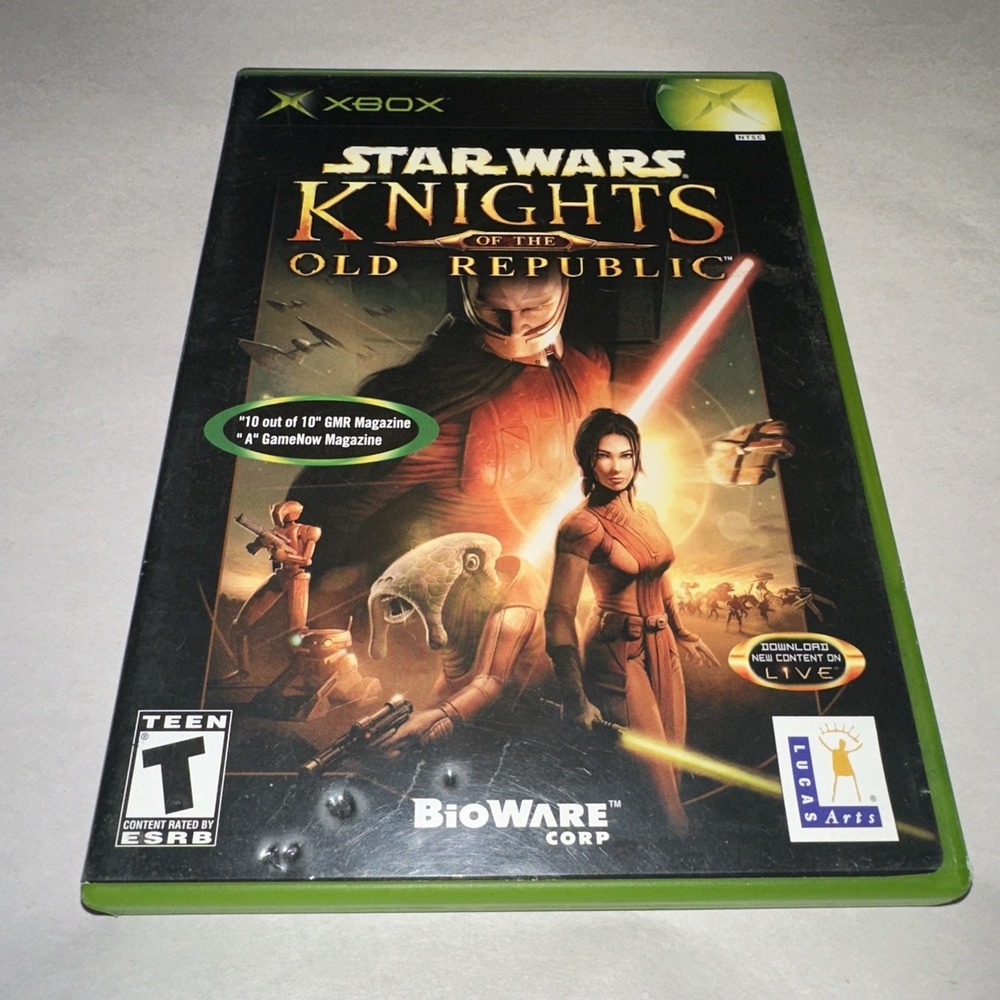 Star Wars: Knights of the Old Republic (Xbox 2003) CIB Complete W/ Manual
